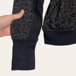 Athleta Brown & Black Triumph Leopard Animal Printed Zip Up Hoodie Size Small Photo 4