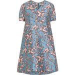 Balenciaga NWT. RUNWAY! $1745  printed Satin Dress FR 36 / US 4 Photo 5