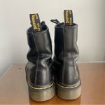 Dr. Martens  1460 Black Leather Lace Up Boots Combat Grunge Goth Vintage Style Photo 5