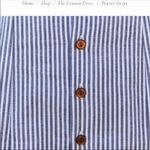 Christy Dawn NEW The Lennon Dress in Pewter Stripe Short Sleeve Midi Length XS Photo 3