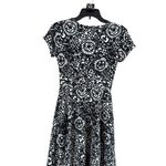 Maison Jules  Black and White Flutter Sleeve Sundress Photo 2
