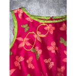 Vintage Whimsical Butterfly Dress Womens 14 Pink Size L Photo 8