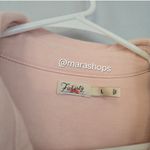 Faherty Stretch Terry Overshirt Peach Whip Photo 4