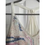 Tiny Womens Small Beaded Tank Pink Feminine Night out Dance Club Photo 3