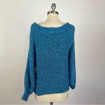 Alice + Olivia  Lisha Metallic Balloon Sleeve Sweater Photo 6