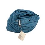 Lululemon  Vinyasa Rulu Teal Blue Customizable Snap‎ Scarf Wrap One SIze Photo 0