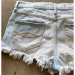 Abercrombie & Fitch ShortsSize 2 W 26 Blue Denim Distressed Frayed Hem Light Wash Photo 11