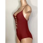 Becca New. knotted one piece. Size medium. Retails $129 Photo 7