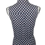 Michael Kors Michael Michael Kors front tie geometric print shirt dress, Size 12 Photo 3