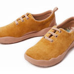 NWT UIN Segovia Khaki Cow Suede Lace Photo 0