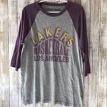 Junkfood  LA Lakers Raglan Tee Photo 1