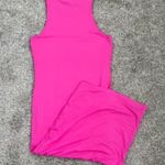 Good American Hawaiian Pink Bodycon Long Snatched Dress NWT Size 2 $110 Khloe K Photo 3