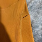 Amazon Yellow Crossover Biker Shorts Ribbed Photo 3