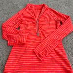 Athleta  Pink Stripe Half-zip Jacket-S Photo 0
