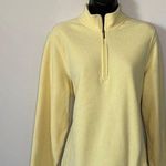 L.L.Bean  Yellow 1/4 Zip Fleece Sweater Size XL Photo 0