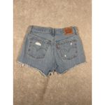 Levi's ‎ 501 Distressed Cut Off Jeans size 28 button fly light wash Photo 5