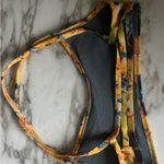 JOLYN Adrian Bikini Top Yellow Blue Floral Print Photo 1