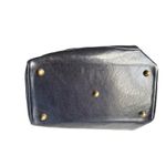 Floto Ciabatta Full Grain Italian Leather Doctor Style Handbag in Black Photo 4