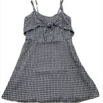 Hollister ✨  black gingham tie-front mini dress✨ Photo 2