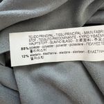 ZARA  Shirt Women Extra Small Gray Basic Collection Wrap Top Lace Back Microfiber Photo 7