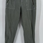 Athleta  Joggers Women’s Size 4 Farallon Pants Cotton Ankle Zip Pockets Stretch‎ Photo 0