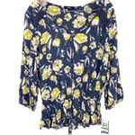 Angels Forever Young Inigo Floral Peasant Blouse Top Cottagecore Boho NWT Photo 11