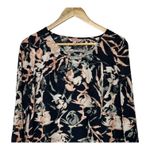 Juicy Couture  Pillow Talk Floral Love Black & Pink Floral Tunic Top Size Small Photo 3