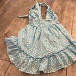 Aerie  Ruffle Halter Mini Dress Photo 4