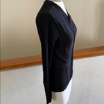 Bebe  Elegant Black Knit jacket zip up Y2K XS Photo 4