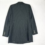 Romeo + Juliet Couture Double Breasted Blazer Size Medium NEW Pinstripe Black Photo 1