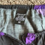 Black and Purple Midi Dress Black Size M Photo 1