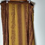 Kloz Studio 1X Tan Golden Midi Maxi Skirt Plus Gold Photo 4