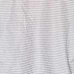 New Balance  Jacket Women Large Gray White Stripe Windbreaker Workout Athleisure‎ Photo 6