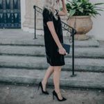 ✨ LALA BLACK VELVET DRESS✨ Black Size L Photo 4