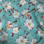 Floral Sheer Teal Women's Kimono Style Cardigan NWT, Size XL Blue Photo 2