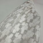 Marc New York White Puff Sleeve T-Shirt size Medium NWT Scoop Neck Embroidered Photo 7