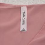 Zenana Outfitters Pink Double Layer Chiffon Top Size Large Photo 5