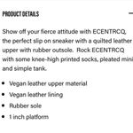 Steve Madden  Black & White Vegan Leather Eccentrcq Slip On Quilted Sneaker 7 Photo 7