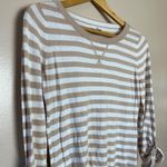 Old Navy CLEARANCE! Tan Basic Striped Sweater Size S EUC Photo 2