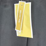 Michael Kors Black Leather Moto Jacket Womens Size M Asymmetrical Zip Photo 7