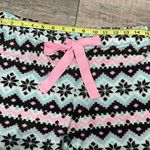 Fuzzy Pajama pants aqua and pink M Size M Photo 5