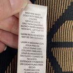 Chico's  Blazer Jacket Womens Small Gold‎ Black Career Geometric linear blazer Photo 5