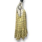 Moon River Anthropologie L Plaid Tiered Mini Dress Beachy Cottagecore Festival Photo 4