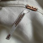 Free People  Cream Rayon Sleeveless Top Neck Tie Ivory Relaxed Long Boho Sheer Photo 1