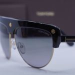 Tom Ford  SUNGLASSES FT0318 01B Shiny Black / Smoke Gradient Photo 3