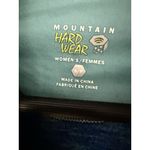 Mountain Hardwear Gray & Blue Sarafin Zip Up Sweater size S/P Wool Blend Hike Photo 3