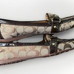 Coach ‎ Olive A2134 Beige Signature Logo Driving Loafers Women's Shoes Size 9.5 B Photo 3