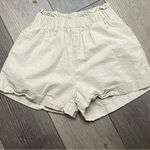 Crescent Beige High Rise Linen Shorts Women Beach Classic Modest Old Money S Photo 7
