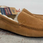 Dearfoams New  Fernie Genuine Shearling Moccasin Slippers 9 Photo 0