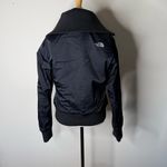 The North Face Black Vintage  Satin Bomber Jacket Photo 4